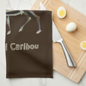 Linge De Cuisine Caribou des bois (Quart Plié)