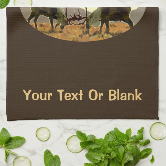 Linge De Cuisine Caribou Duel (Plié)