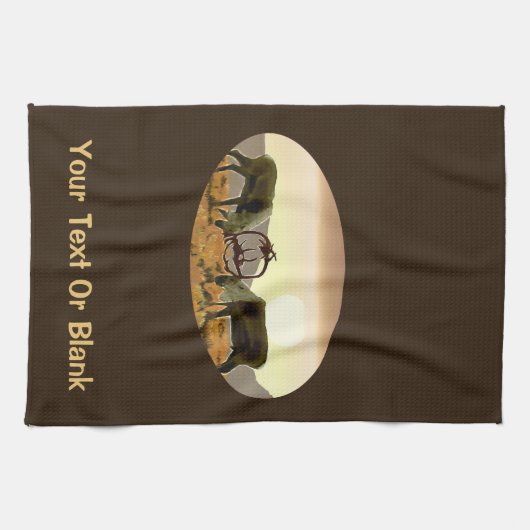 Linge De Cuisine Caribou Duel (Horizontal)