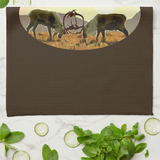 Linge De Cuisine Caribou Duel - Canada (Plié)