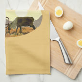 Linge De Cuisine Caribou Duel - Canada (Quart Plié)