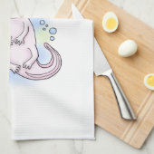 Linge De Cuisine Caricature axolotl rose adorable (Quart Plié)