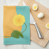 Linge De Cuisine Caricature citrouille gourde en beuret joyeux (Quart Plié)