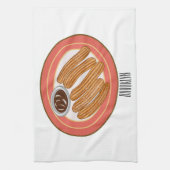 Linge De Cuisine Caricature de Churro (Vertical)