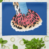 Linge De Cuisine Caricature de poisson tropical guppy très chic (Plié)