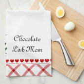 Linge De Cuisine Caricature du Labrador au chocolat Kawaii (Quart Plié)