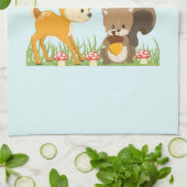 Linge De Cuisine Caricature en bois mignon (Plié)