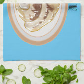 Linge De Cuisine Caricature en rouleau de cannelle (Plié)