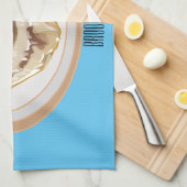 Linge De Cuisine Caricature en rouleau de cannelle (Quart Plié)