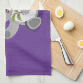 Linge De Cuisine Caricature joyeux koala agitant (Quart Plié)