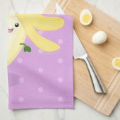 Linge De Cuisine Caricature sur la banane de Cute kawaii (Quart Plié)