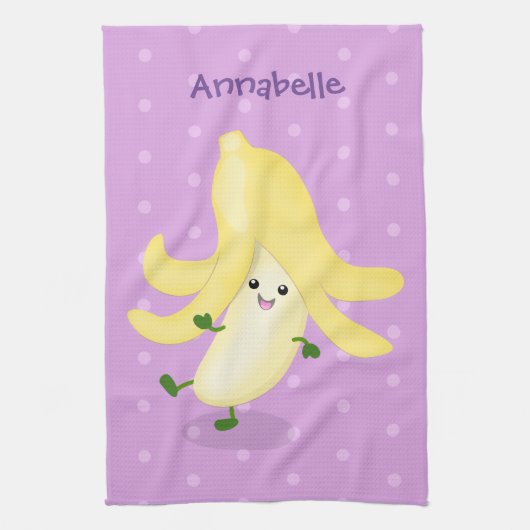 Linge De Cuisine Caricature sur la banane de Cute kawaii (Vertical)