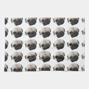 Linge De Cuisine Carlin chiot mignon ami chien ... か わ い い 子 犬