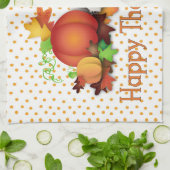 Linge De Cuisine Carlins d'action de grâces et cadeaux Citrouille,  (Plié)