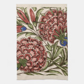 Linge De Cuisine Carnation Carrelage Fleur Antique Art Rustique (Vertical)