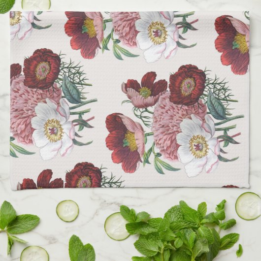 Linge De Cuisine Carnaval des fleurs (Plié)