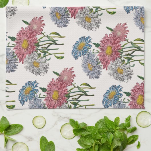 Linge De Cuisine Carnaval des fleurs (Plié)