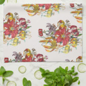 Linge De Cuisine Carnaval des fleurs (Plié)