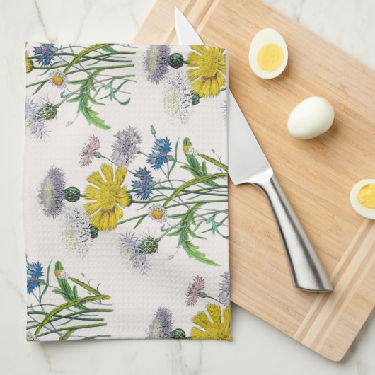 Linge De Cuisine Carnaval des fleurs (Quart Plié)