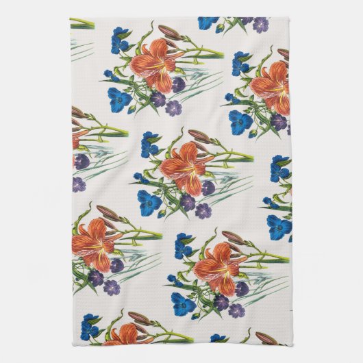 Linge De Cuisine Carnaval des fleurs (Vertical)