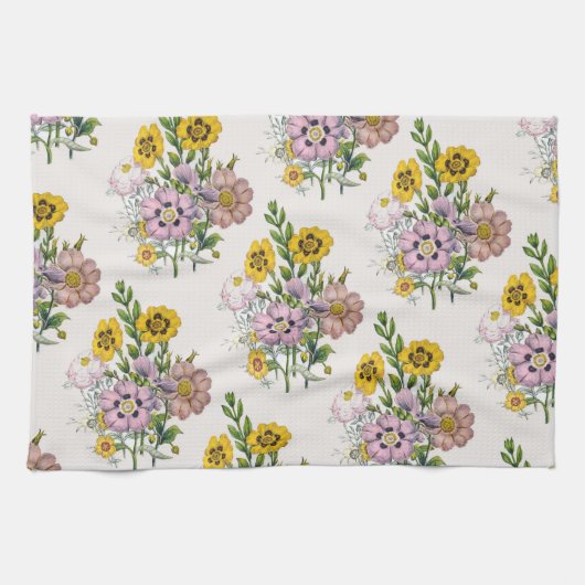Linge De Cuisine Carnaval des fleurs (Horizontal)