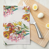 Linge De Cuisine Carnaval des fleurs (Quart Plié)