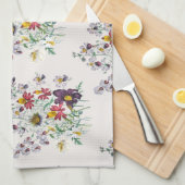 Linge De Cuisine Carnaval des fleurs (Quart Plié)