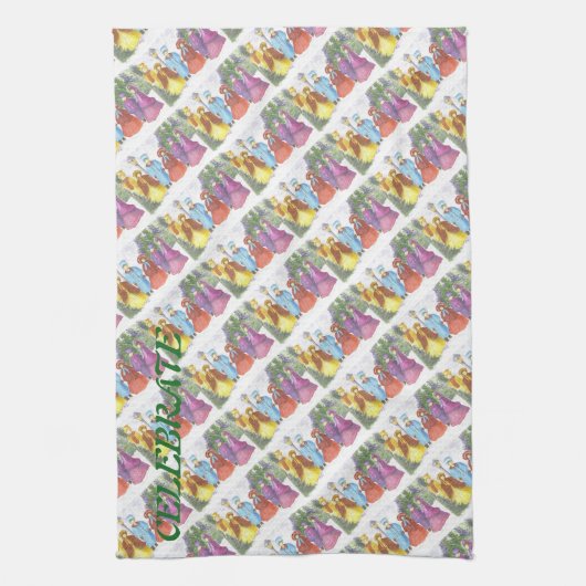 LINGE DE CUISINE CAROLEUR DE NOËL (Vertical)