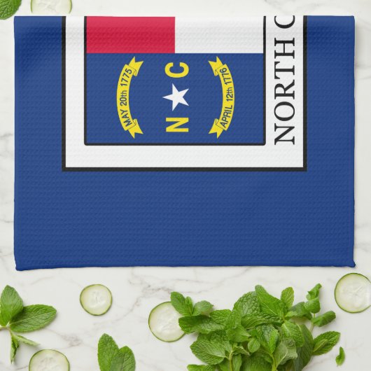 Linge De Cuisine Caroline du Nord (Plié)