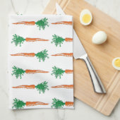 Linge De Cuisine Carotte Design de Pâques (Quart Plié)