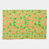 Linge De Cuisine Carottes Oranges Et Vertes (Horizontal)