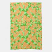 Linge De Cuisine Carottes Oranges Et Vertes (Vertical)