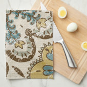 Linge De Cuisine Carré Batik II non inscrit (Quart Plié)