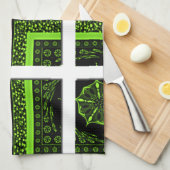 Linge De Cuisine Carré dans une boîte (Quart Plié)