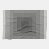 Linge De Cuisine Carré noir géométrique (Horizontal)