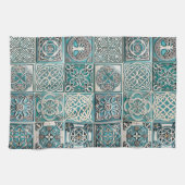 Linge De Cuisine Carreaux celtes irlandais (Horizontal)