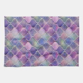 Linge De Cuisine Carreaux florentins avec Monogramme (Horizontal)