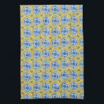 Linge De Cuisine Carreaux ronds rétro Mexique Motif marguerite Jaun<br><div class="desc">Décorez votre cuisine avec cette serviette de motif en carreaux ronds dessinés à la main. Fait un grand ménage ou un cadeau mariage! Vous pouvez le customiser et ajouter du texte. Consultez ma boutique pour trouver beaucoup plus de couleurs et de motifs plus des articles correspondants pour votre maison!</div>