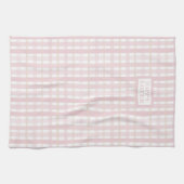Linge De Cuisine Carreaux rose mélange (Horizontal)