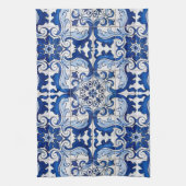 Linge De Cuisine Carreaux vernis portugais style Azulejo (Vertical)