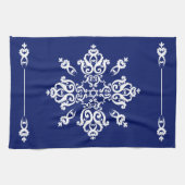 Linge De Cuisine Carrelage blanc Damas Feuille sur n'importe quelle (Horizontal)