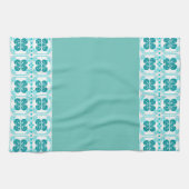 Linge De Cuisine Carrelage bleu turquoise (Horizontal)