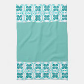 Linge De Cuisine Carrelage bleu turquoise (Vertical)