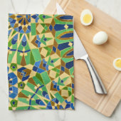Linge De Cuisine Carrelage marocain (Quart Plié)