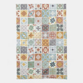 Linge De Cuisine Carrelage méditerranéen (Vertical)