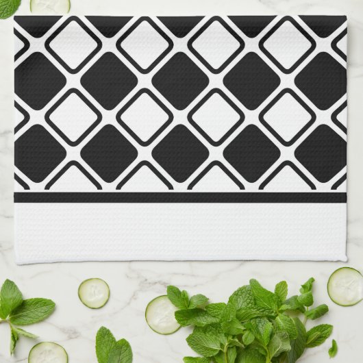 Linge De Cuisine Carrés monochromes (Plié)
