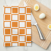 Linge De Cuisine Carrés Orange Bold Mod (Quart Plié)