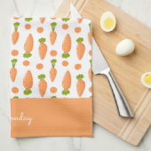 Linge De Cuisine Carrot and slice pattern (Quart Plié)