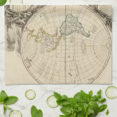 Linge De Cuisine Carte 8 du monde (Plié)