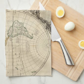Linge De Cuisine Carte 8 du monde (Quart Plié)